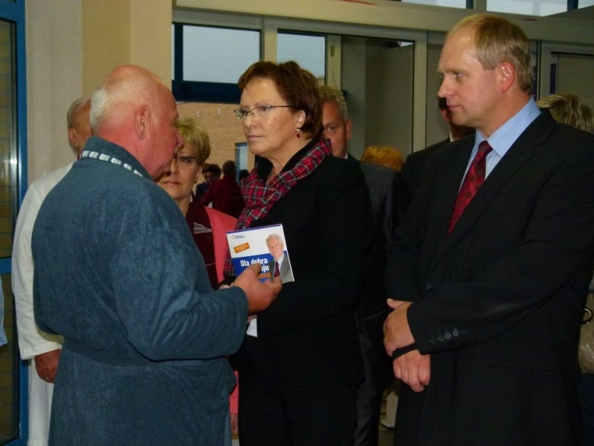 Minister zdrowia Ewa Kopacz odwiedziła szpital w Radomsku [ZDJĘCIA+FILM]