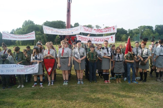 Harcerze na Grunwaldzie