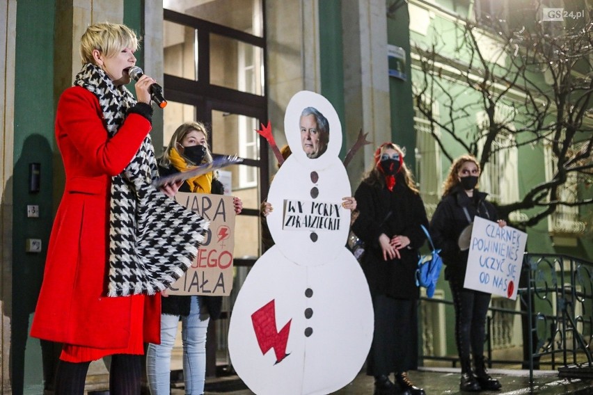 Protest kobiet w Szczecinie - 22.12.2020