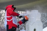 Poznań Ice Festival. W sobotę uczestnicy rzeźbili na czas! Ich dzieła są niesamowite [ZDJĘCIA]