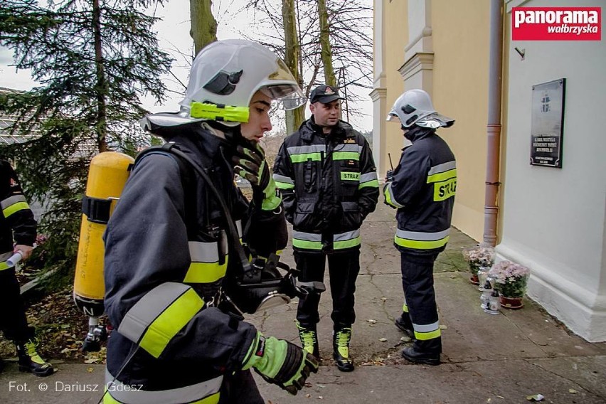 Stare Bogaczowice: Ćwiczenia straży pożarnej w kościele