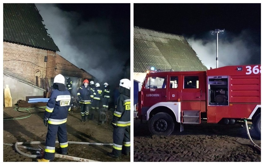 Pożar w gminie Izbica Kujawska