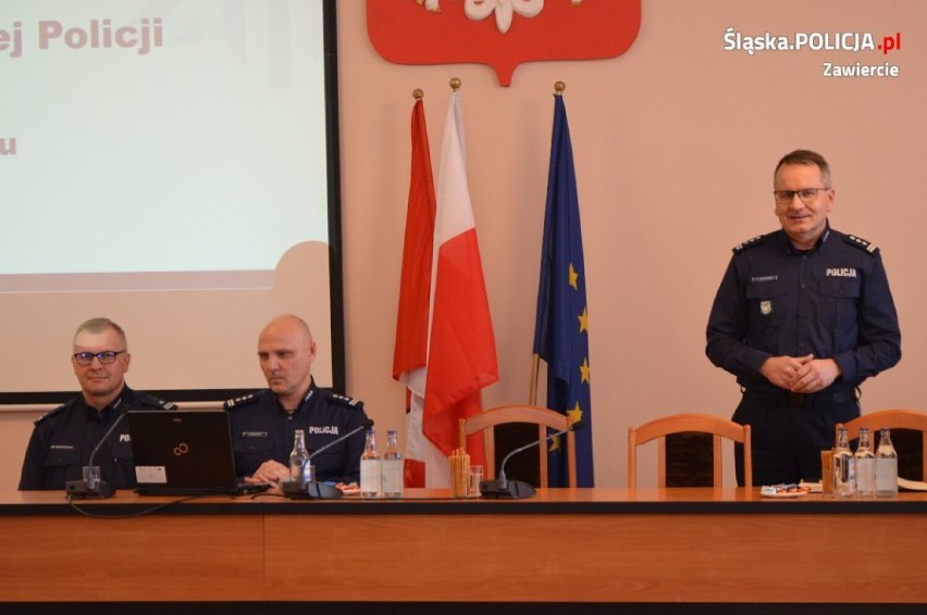 Komenda Powiatowa Policji w Zawierciu podsumowała 2022 rok.