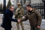 Podlaski Poseł Adam Andruszkiewicz uczestniczy w wizycie Premiera Mateusza Morawieckiego w Kijowie w rocznicę inwazji rosyjskiej na Ukrainę 