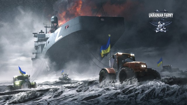 Ukrainian fArmy wyśmiewa rosyjskie wojsko i pomaga Ukrainie.