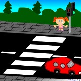 Film animowany dla dzieci &quot;Jak bezpiecznie przejść przez jezdnię&quot;
