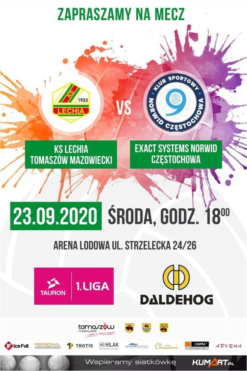 KS Lechia Tomaszów inauguruje kolejny sezon w I lidze. Mecz w środę z Norwidem Częstochowa w Arenie Lodowej