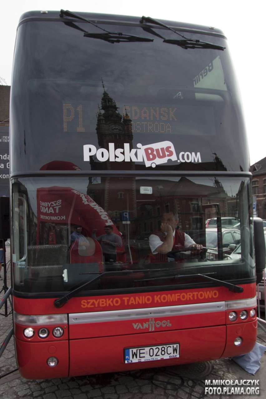PolskiBus.com przed Dworcem Głównym w Gdańsku