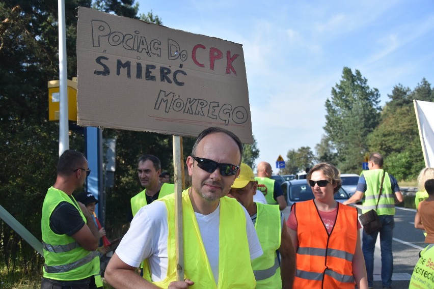 Protest na "Wiślance" trwał dokładnie godzinę.