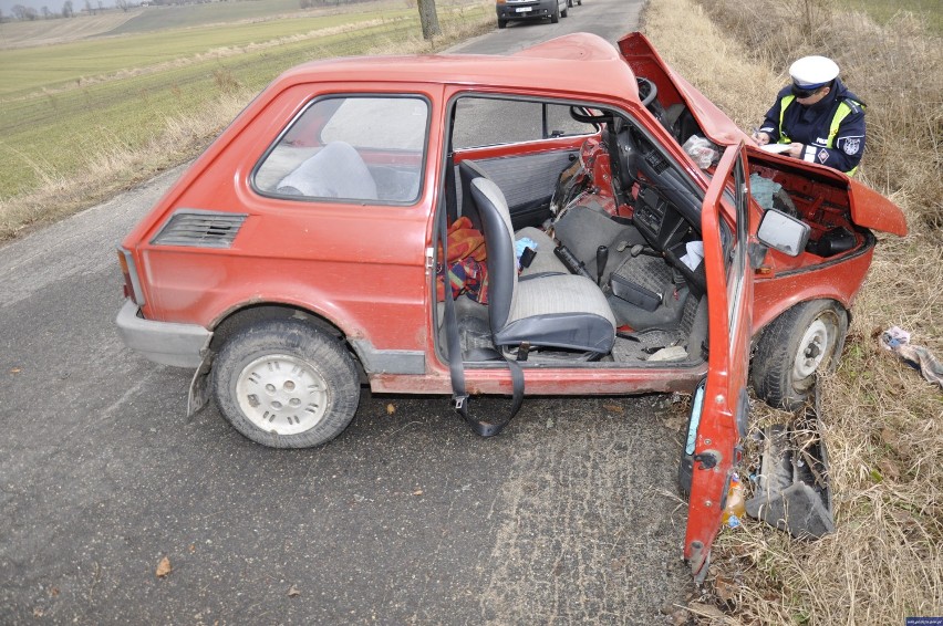 Wypadek na trasie Kotkowo - Linkowo