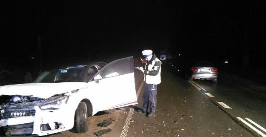 Wypadek w miejscowości Cetki w gminie Rypin. Zderzenie trzech samochodów [zdjęcia]