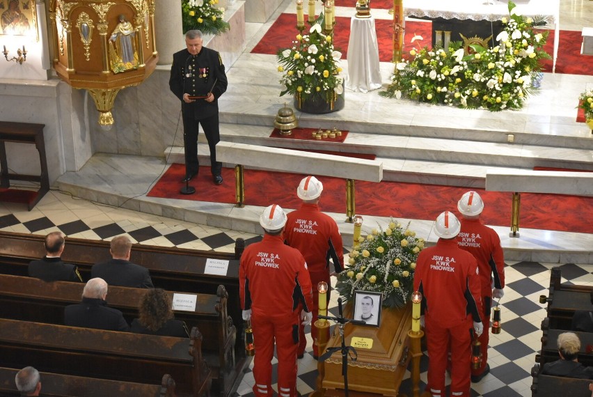 Pogrzeb Marcina Kurpasa, tragicznie zmarłego górnika KWK...