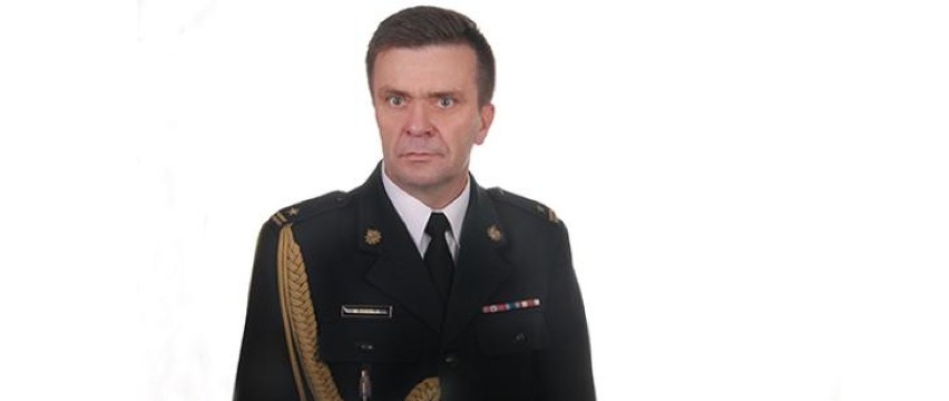 Mł. bryg. Robert Cieśla, komendant powiatowy PSP w Bochni,...