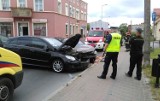 Wypadek na Sztumskiej. Zderzyły się dwa samochody [ZDJĘCIA]