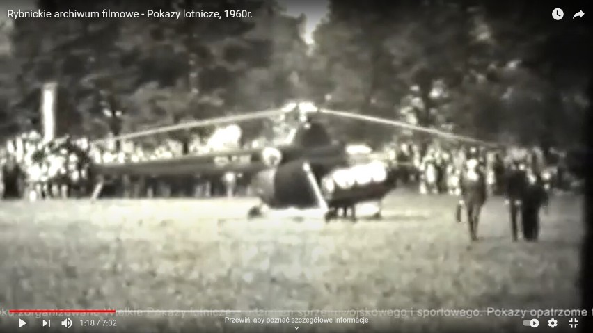 Wielkie pokazy lotnicze 1960 roku w Rybniku. Tłumy mieszkańców, tragiczny wypadek i zmiana lokalizacji lotniska 