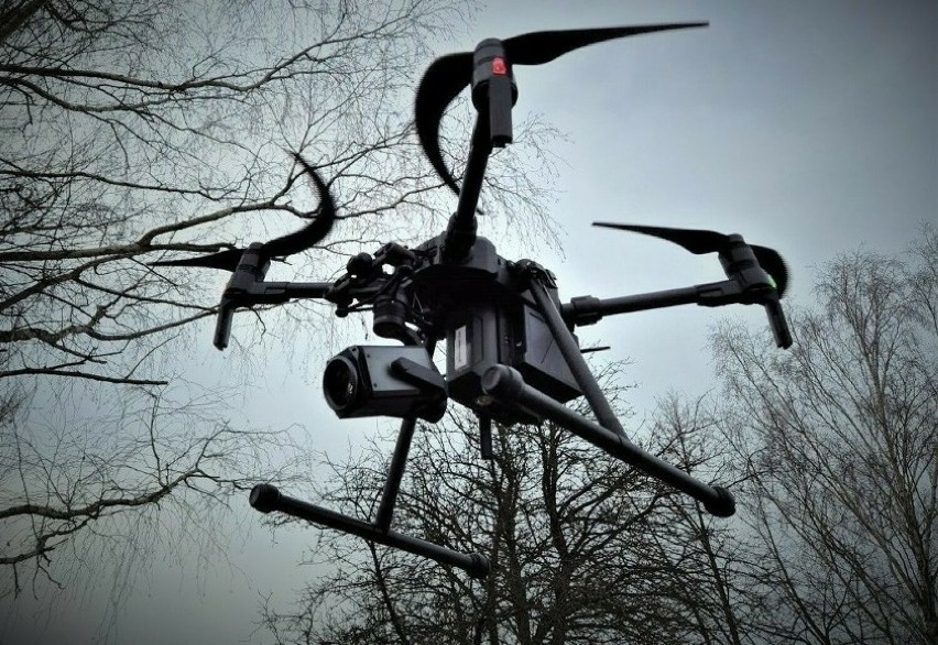 W akcji wykorzystany został także dron