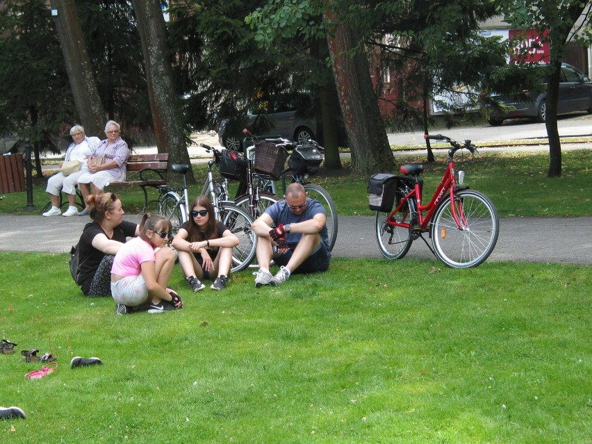 Sielanka cyklistów podczas Garden Party u Karola.