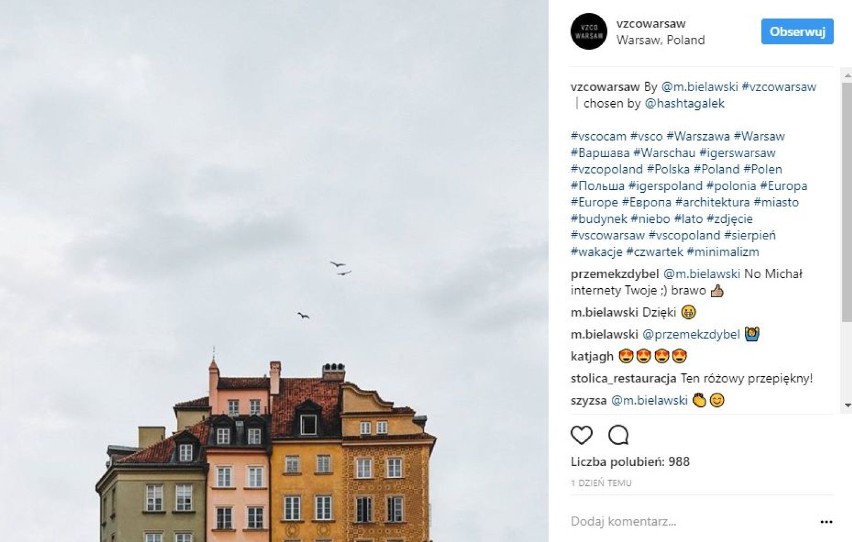 IgersWarsaw, czyli instagramerzy z Warszawy. Dołącz do...