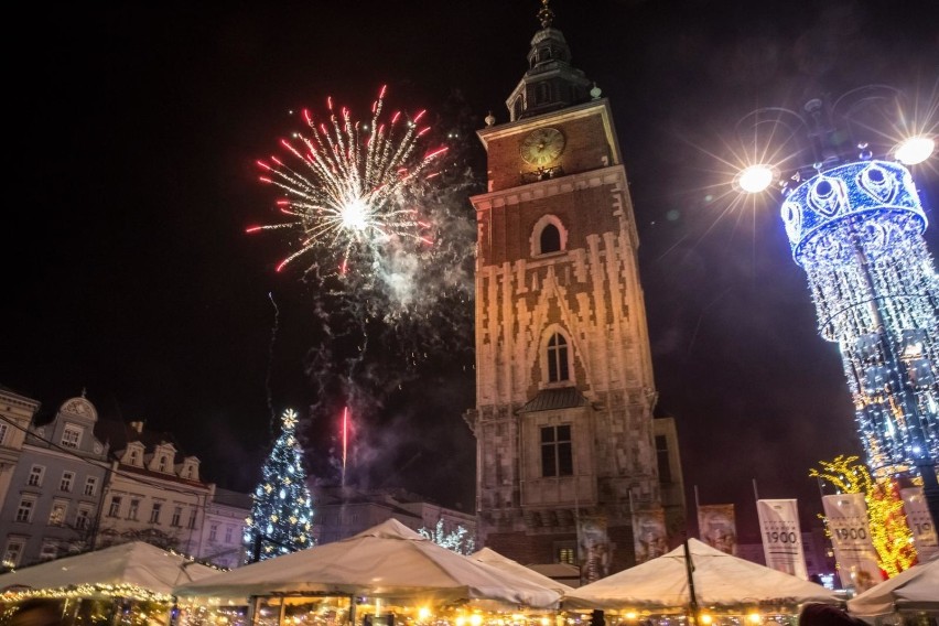 01.01.2018 krakow 
sylwestra na rynku rynek glowny zabawa...