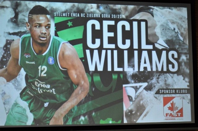 Cecil Williams, nowy zawodnik Stelmetu Enei BC Zielona Góra.