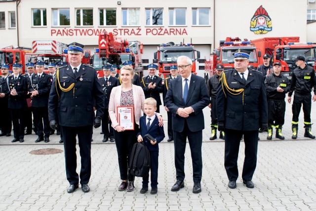 5-letni Józef Majewski otrzymał odznaczenie "Iuvenis Forti"