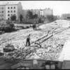 Ulica Królewska w budowie FOT. STANISŁAW MUCHA, 1938 (ARCHIWUM MHF)