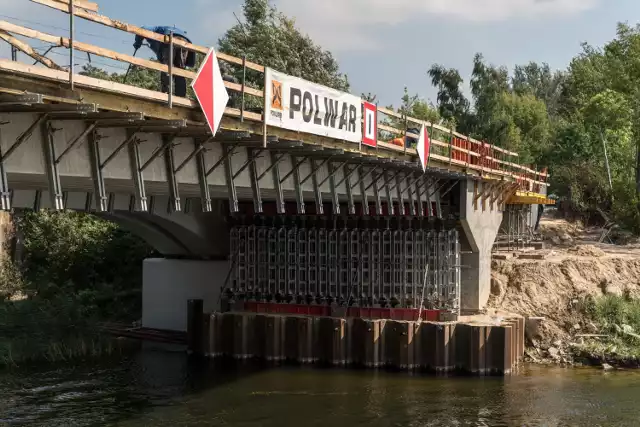 Trwają prace na moście w Koninie-Bernardynce