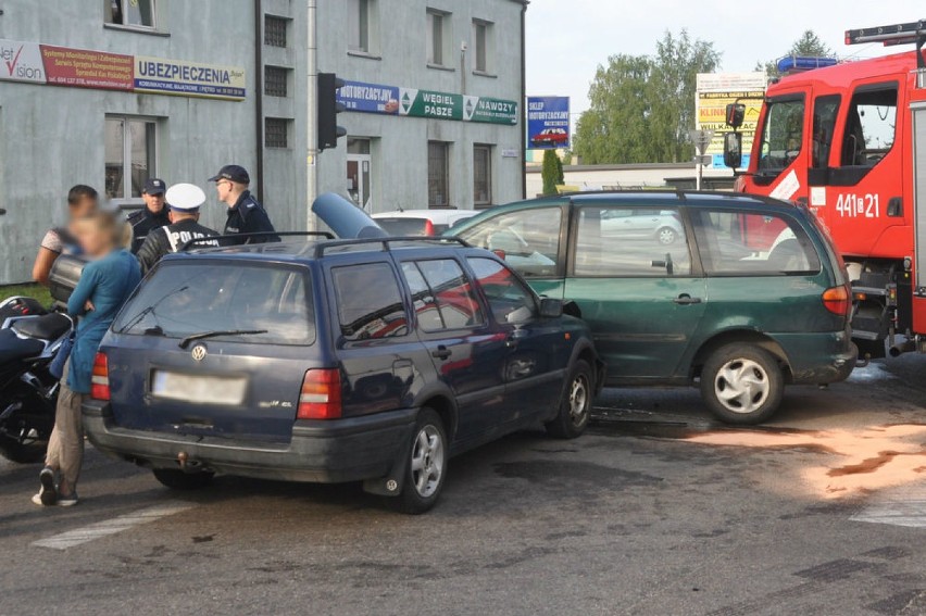 Kartuzy - zderzenie na skrzyżowaniu Gdańskiej i Węglowej