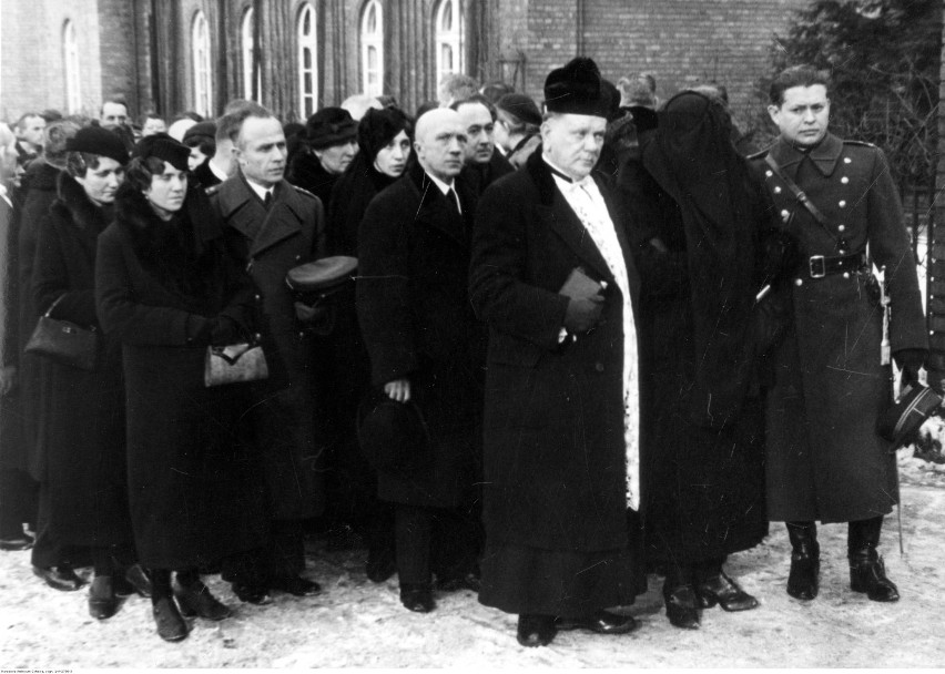 Pogrzeb Alfonsa Zgrzebnioka, 6 luty 1937 rok.