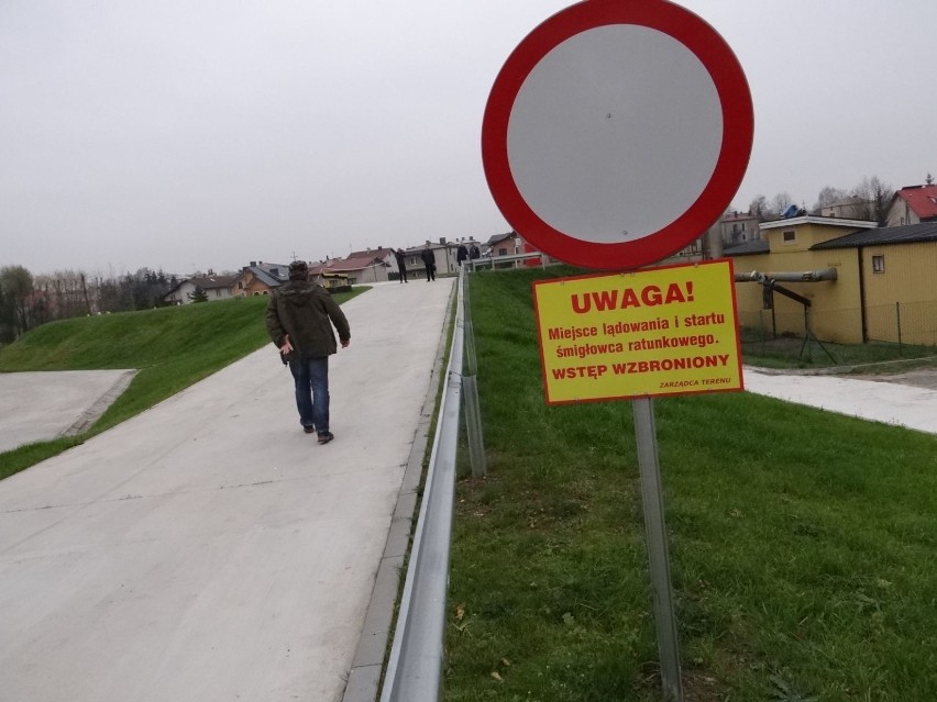 Oficjalne otwarcie lądowiska dla śmigłowców ratowniczych w Wieluniu [FOTO]
