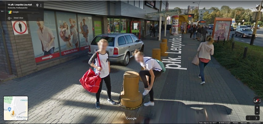 Mieszkańcy Rzeszowa przyłapani przez Google Street View na ulicach miasta. Może jesteś na zdjęciu? [ZDJĘCIA]