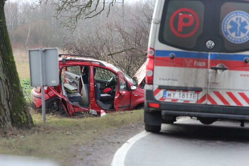 Wypadek na DK 60 w Leszczynku[ZOBACZ ZDJĘCIA]