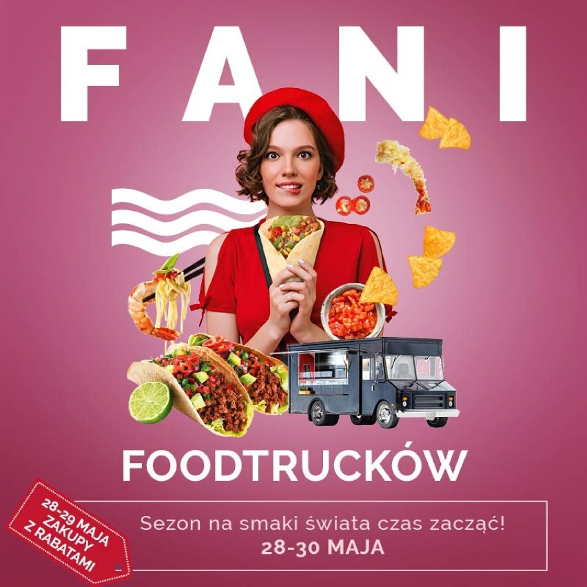Zlot food trucków w Koninie. Food trucki zaoferują szeroki...