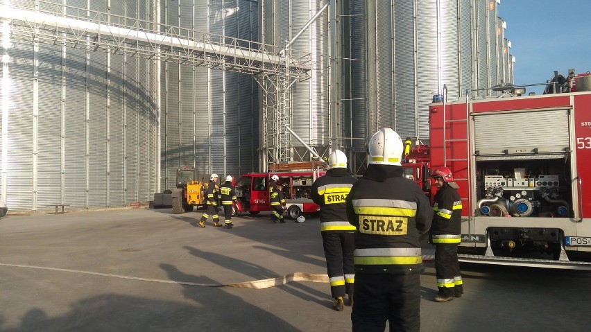 Pożar suszarni kukurydzy w Topoli Wielkiej   