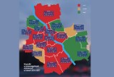 Wypadki w Warszawie. Czarne punkty na mapie stolicy. W których dzielnicach jest ich najwięcej?