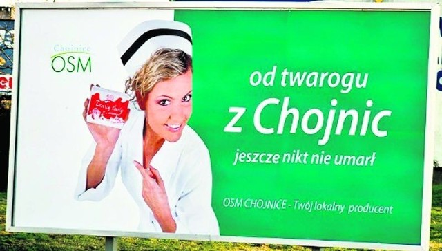 Twaróg z Chojnic okazał się najgorszym billboardem