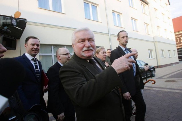 Lech Wałęsa w Legnicy. Oni będą strzelać