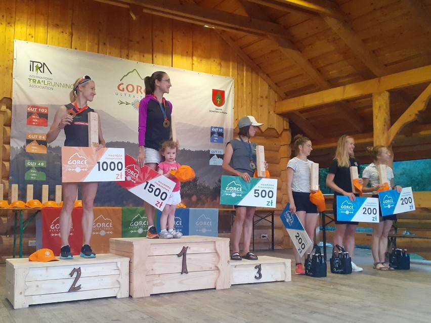 Anna Celińska podczas Gorce Ultra Trail.