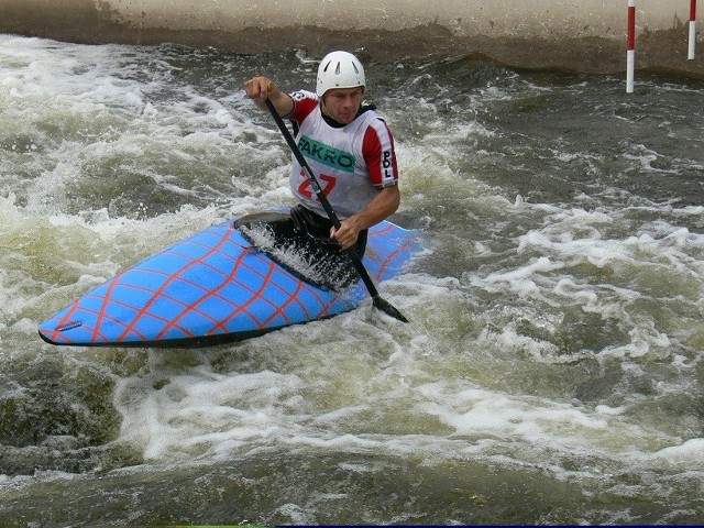 Grzegorz Kiljanek na torze w Drzewicy