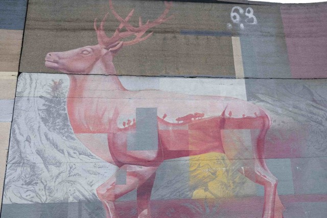Mural na wiadukcie przy ul. Witosa w Żarach