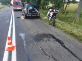 Wypadek w  Woli Wężykowej w gminie Sędziejowice ZDJĘCIA
