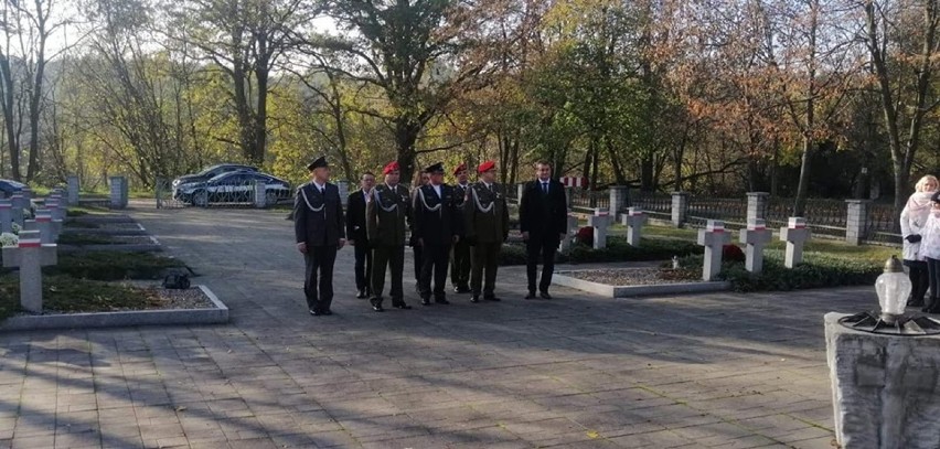 Delegacja Wydziału Żandarmerii Wojskowej w Konopnicy. Upamiętniono poległych żołnierzy [FOTO]