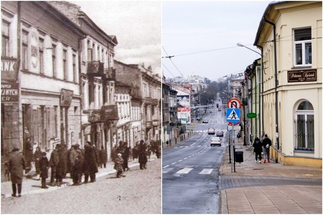 Ulica Lubartowska w latach 1920-1925 i obecnie