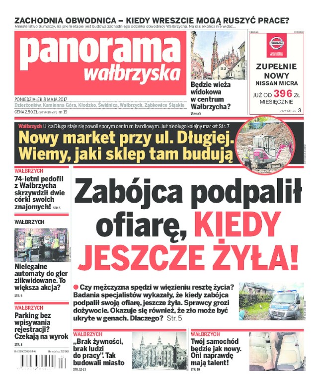 Panorama Wałbrzyska z 8 maja już w sprzedaży. Zachęcamy do lektury