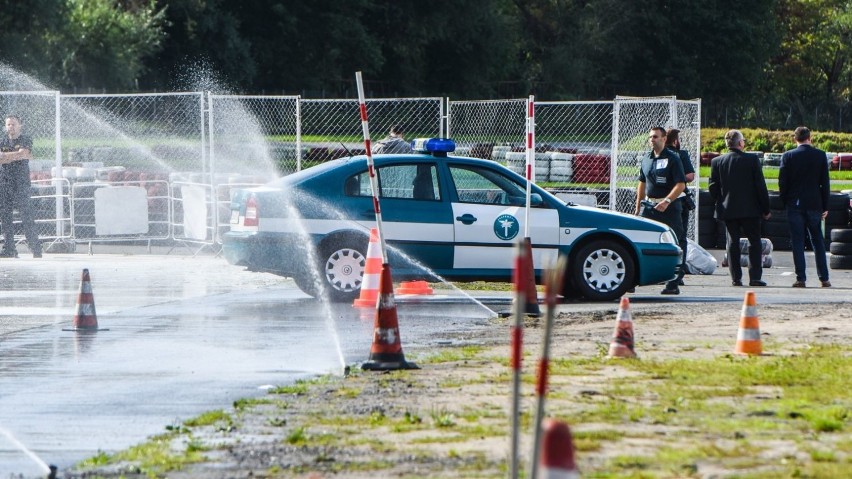 Na Kartodromie przy ul. Fordońskiej 116 zawodnicy...