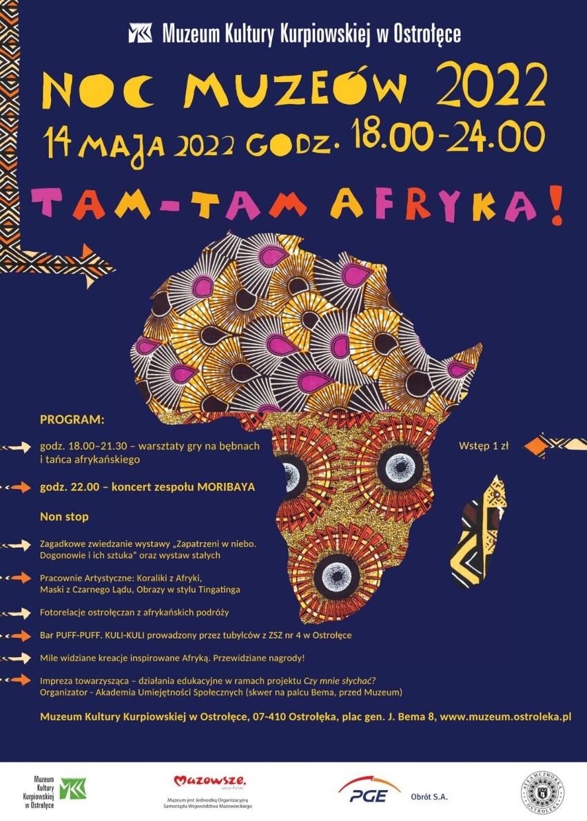 Muzeum Kultury Kurpiowskiej zaprasza na imprezę „Tam-tam Afryka”