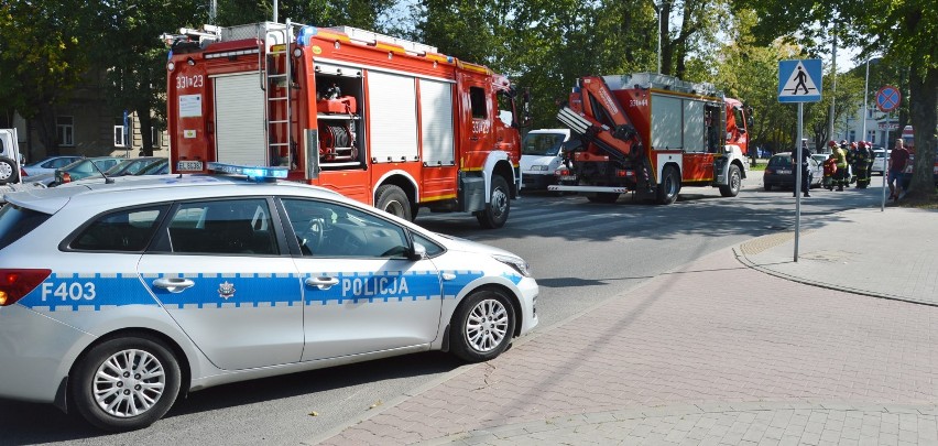 Wypadek na Próchnika w Piotrkowie. Zderzenie dwóch...