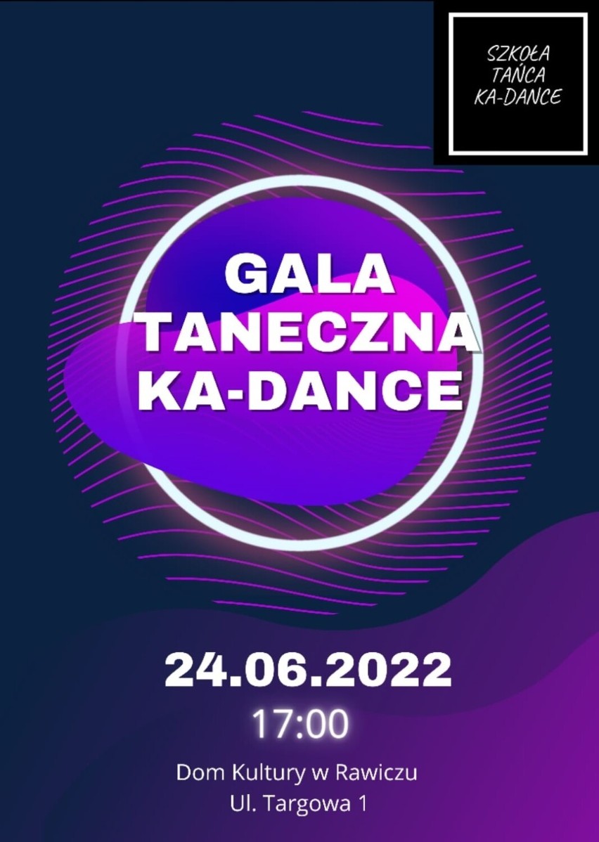 Gala taneczna Ka-Dance w DK Rawicz
