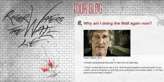 Strona internetowa Rogera Watersa