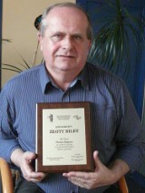 Piotr Bigos, dyrektor Miejskiego Ośrodka Kultury, wyróżniony Złotym Biletem